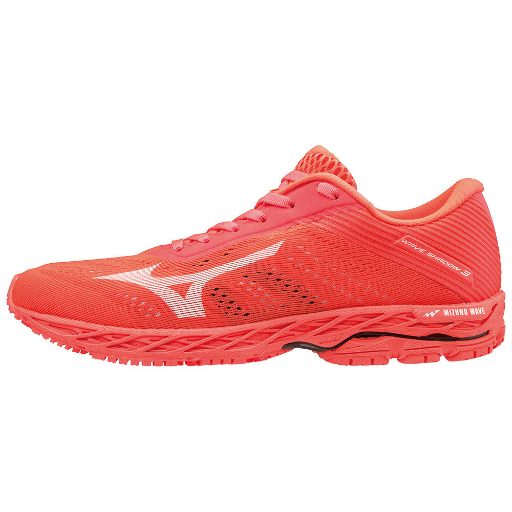 Scarpe Running Mizuno WAVE SHADOW 3 Donna - Corallo/Bianche - 71095-TFGU